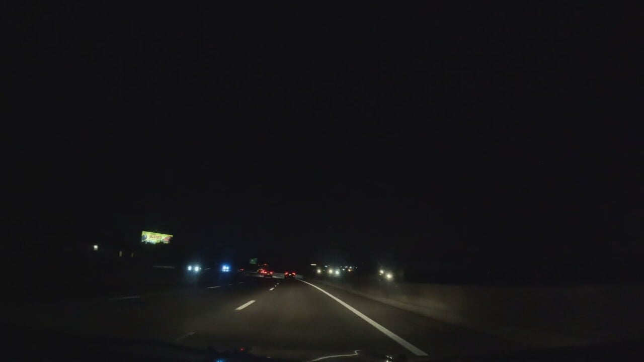 I-64 West with no lights